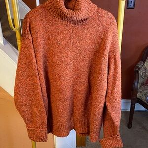 Dressbarn Vibrant Orange Knit Sweater